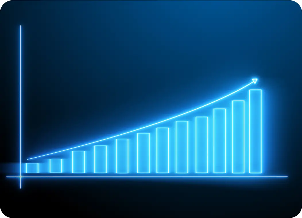 your-website-a-conversion-machine an increasing bar chart from left to right.