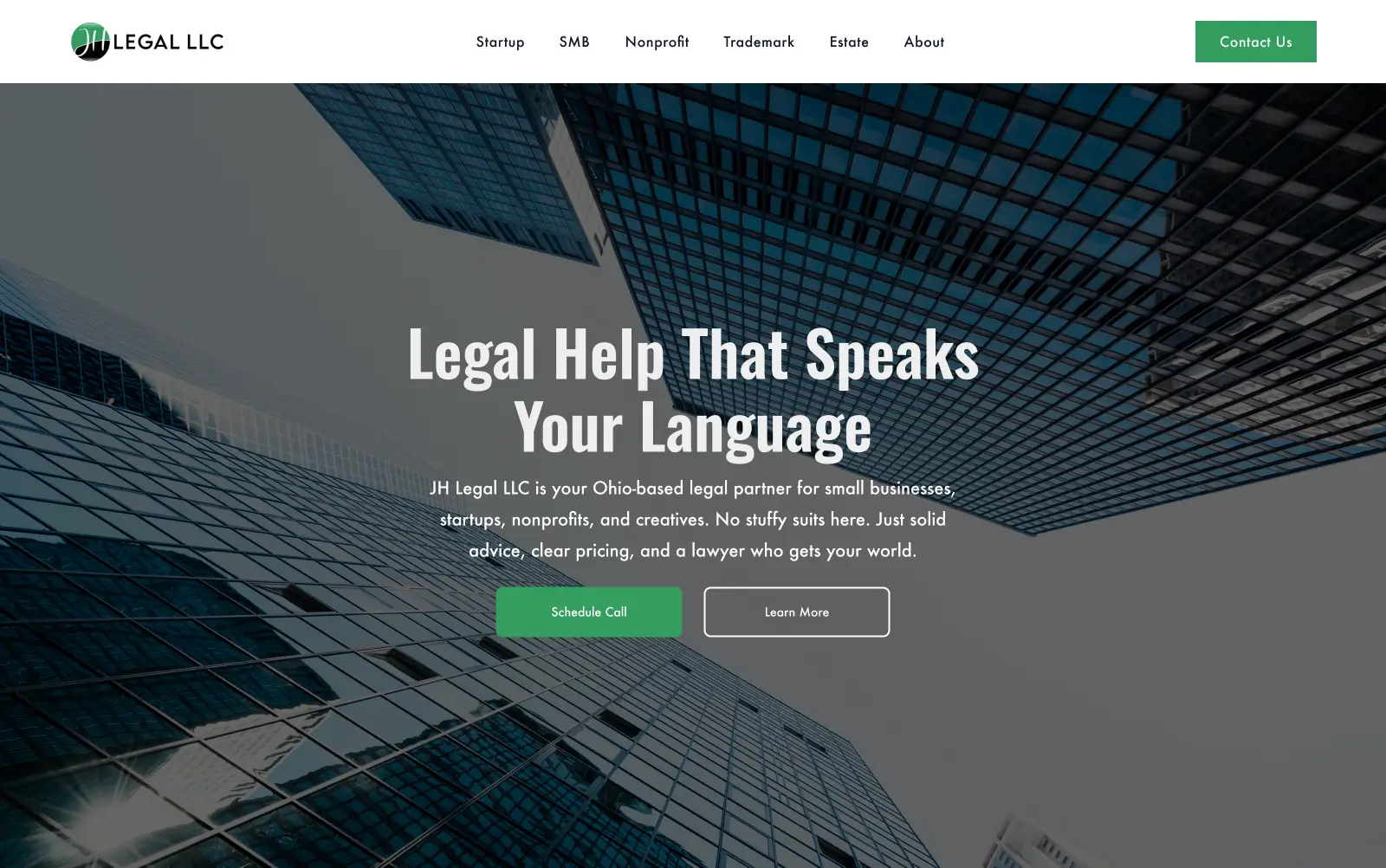 JH-legal-home-page branding playbook for just roofing usa