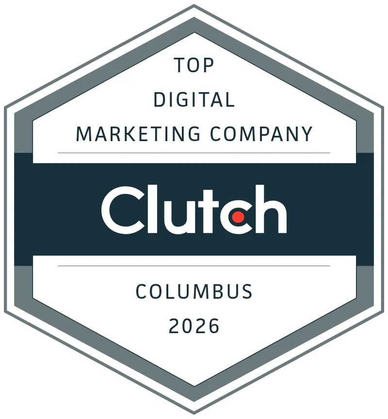 Top Clutch Digital Marketing Company Columbus 2026 top clutch digital marketing company columbus 2026 award badge